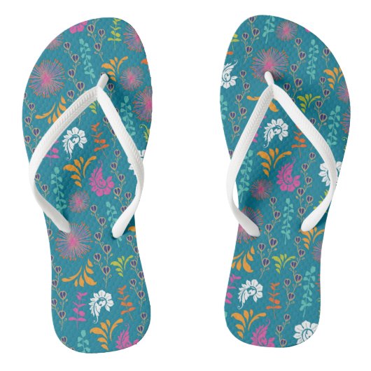Teenslippers van zomerFloral (Voetbed)