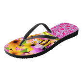 Teenslippers van zonnebloemen (Schuin)