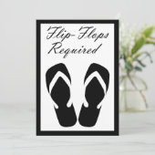 teenslippers vereist uitnodiging (Staand voorkant)