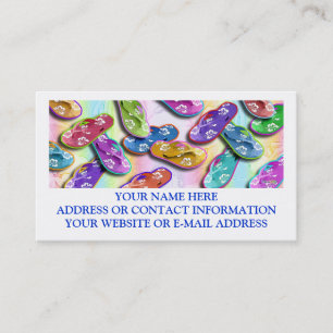 TEENSLIPPERS Visitekaartjes