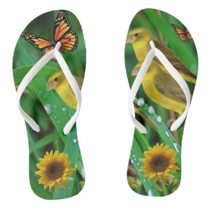 Teenslippers vlinder