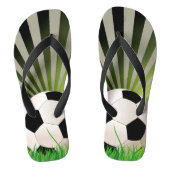Teenslippers voetbalontwerp (Voetbed)