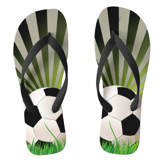 Teenslippers voetbalontwerp (Voetbed)