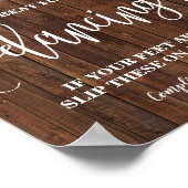 Teenslippers voor dansingsfrequentie Western huwel Poster (Hoek)