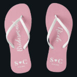 Teenslippers voor de Bridal Party, Bachelorette<br><div class="desc">Teenslippers voor je hele bruiloft en gasten voor je bruiloft,  douche of vrijgezellenweekend.</div>