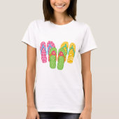 Teenslippers voor de zomer t-shirt (Voorkant)