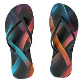 Teenslippers voor geometrisch ontwerp in meerdere  (Voetbed)