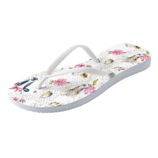 Teenslippers voor haar met Koe design (Schuin)