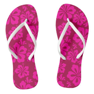 teenslippers voor Hawaiiaanse bloemen