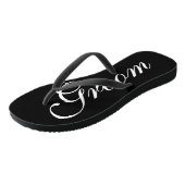Teenslippers voor het beach bruiloft voor bruin en (Schuin)