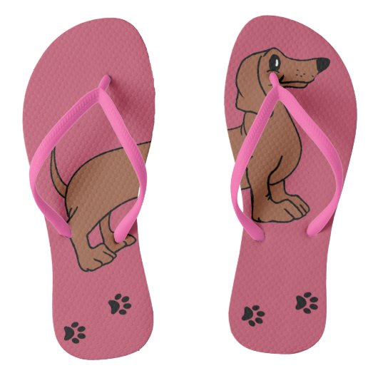 Teenslippers voor het ontwerp van een staartpuppy  (Voetbed)