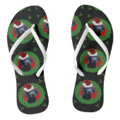 Teenslippers voor kerstlabrador Retriever (Voetbed)
