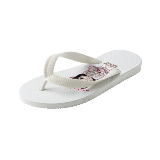 Teenslippers voor meisjes (Schuin)