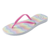 Teenslippers voor regenbooggolven (Schuin)