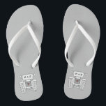 Teenslippers voor speciale landbruiloft<br><div class="desc">Een boerderij van een trekkerland,  de trouwlol teenslippers die gepersonaliseerd kunnen worden met de initialen van het stel.</div>