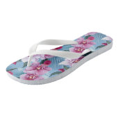 Teenslippers voor tropische afdrukken (Schuin)