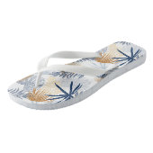 Teenslippers voor tropische afdrukken (Schuin)