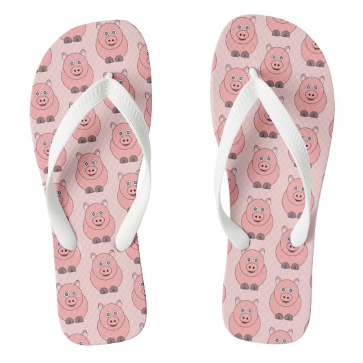 Teenslippers voor varkensontwerp (Voetbed)