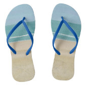 Teenslippers voor zandstrand (Voetbed)