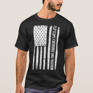 Teenslippers Vuurwerk Vrijheid Vierde van juli Fee T-shirt