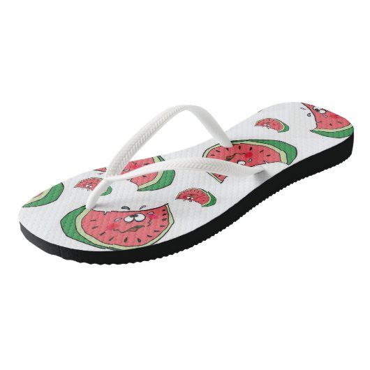 Teenslippers Watermeloen Fruit Fun Summer (Schuin)