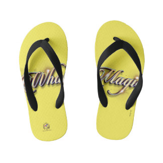 Teenslippers Whale Magic Yellow