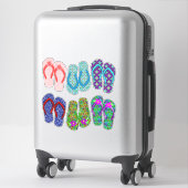 Teenslippers | Zomerschoen Sticker (Koffer)