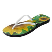 Teenslippers Zonnebloem (Schuin)