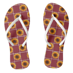 Teenslippers Zonnebloem