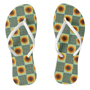 Teenslippers Zonnebloem