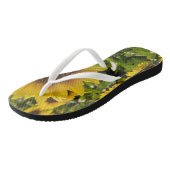 Teenslippers Zonnebloem (Schuin)