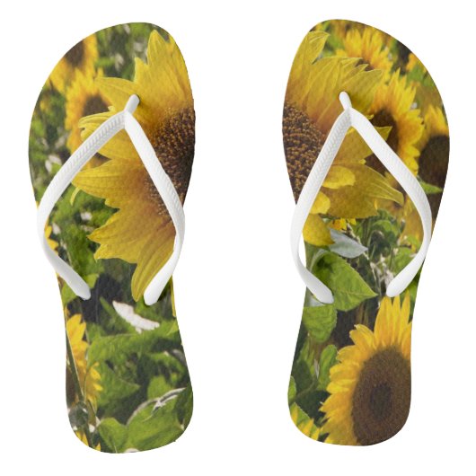 Teenslippers Zonnebloem (Voetbed)