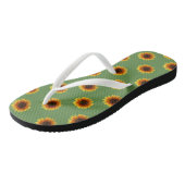 Teenslippers Zonnebloem (Schuin)