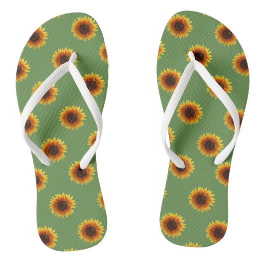 Teenslippers Zonnebloem (Voetbed)