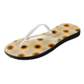 Teenslippers Zonnebloem (Schuin)