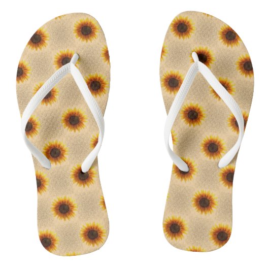 Teenslippers Zonnebloem (Voetbed)