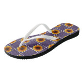 Teenslippers Zonnebloem (Schuin)