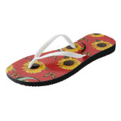 Teenslippers Zonnebloem (Schuin)