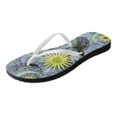 Teenslippers Zonnebloem (Schuin)