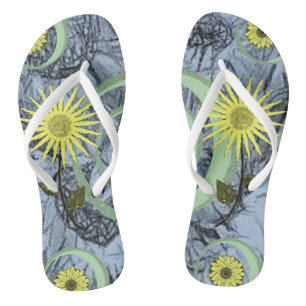 Teenslippers Zonnebloem