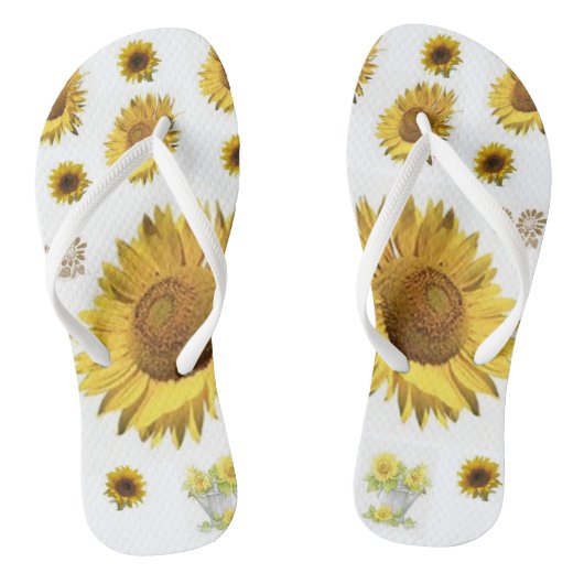 Teenslippers Zonnebloem (Voetbed)