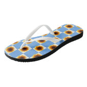 Teenslippers Zonnebloem (Schuin)