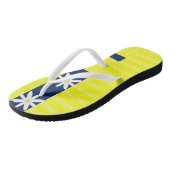 Teenslippers Zonnebloem (Schuin)