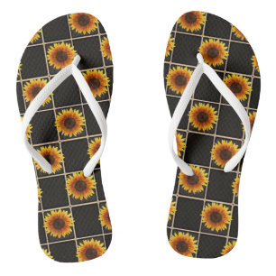 Teenslippers Zonnebloem