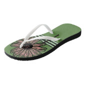 Teenslippers Zonnebloem (Schuin)
