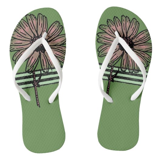 Teenslippers Zonnebloem (Voetbed)
