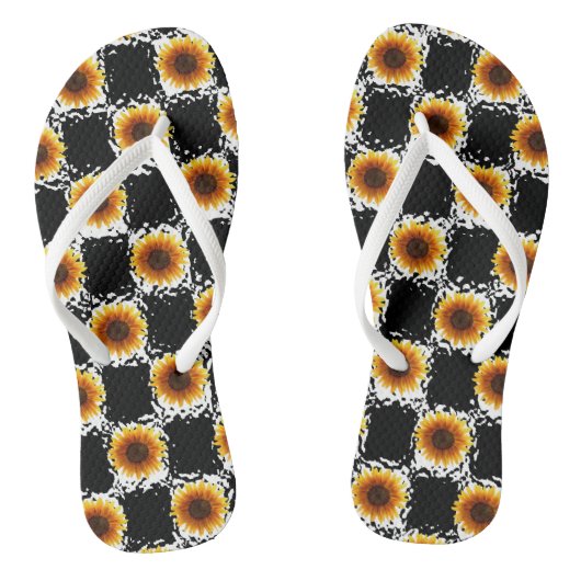 Teenslippers Zonnebloem (Voetbed)