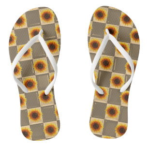 Teenslippers Zonnebloem