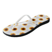 Teenslippers Zonnebloem (Schuin)