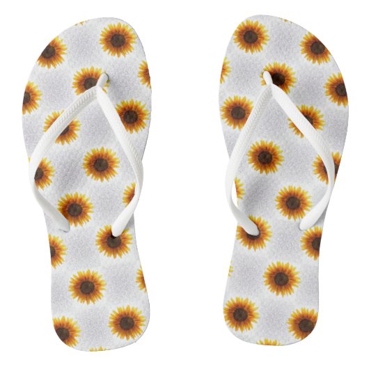 Teenslippers Zonnebloem (Voetbed)